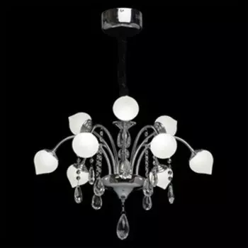 Люстра подвесная "Нанси" 9x3W LED хром 60x60x236см