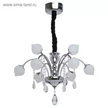 Люстра подвесная "Нанси" 9x3W LED хром 60x60x236см
