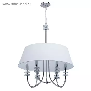 Люстра подвесная "Палермо" 6x40W E14 хром 60x60x215см
