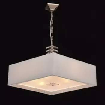 Люстра подвесная "Прато" 6x40W Е14 никель 55x55x105см