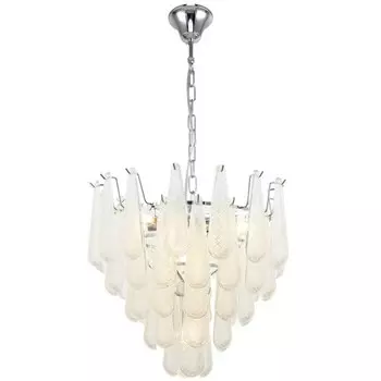 Люстра подвесная Prefecto 13xE14 40Вт, размер 65x65x76-150 см, цвет хром