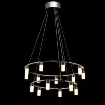 Люстра подвесная "Ракурс" 15x5W LED хром 65x65x150см
