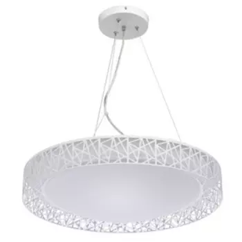 Люстра подвесная "Ривз" 36W LED белый 56x56x245см