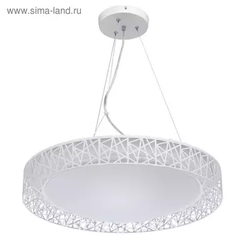 Люстра подвесная "Ривз" 36W LED белый 56x56x245см