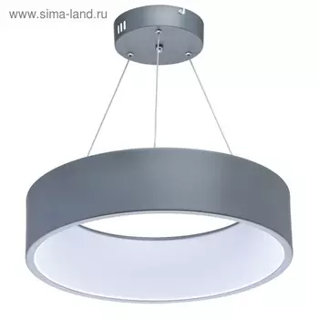 Люстра подвесная "Ривз" 40W LED графитовый 45x45x231см