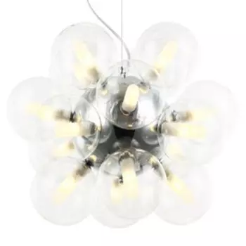 Люстра подвесная Roxie 16xG9 LED 5Вт, размер 45x45x49-150 см, цвет хром