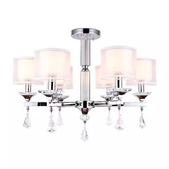 Люстра подвесная с хрусталём Ambrella light, Traditional, TR4533, 6хE14, цвет хром