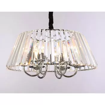 Люстра подвесная с хрусталём Ambrella light, Traditional, TR5038, E14, цвет хром