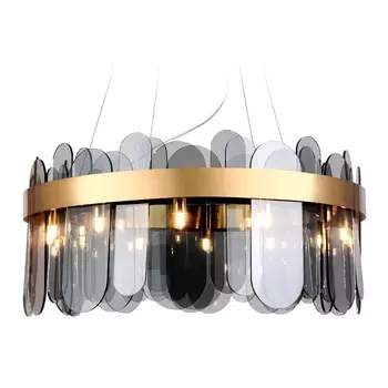 Люстра подвесная с хрусталём Ambrella light, Traditional, TR5344, G9, цвет золото