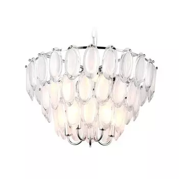 Люстра подвесная с хрусталём Ambrella light, Traditional, TR5177, E14, цвет хром
