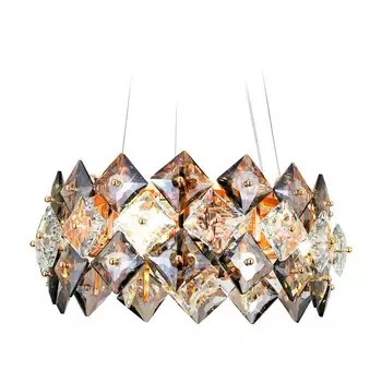 Люстра подвесная с хрусталём Ambrella light, Traditional, TR5185, E14, цвет золото