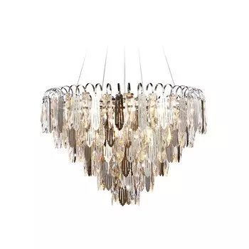 Люстра подвесная с хрусталём Ambrella light, Traditional, TR5257, E27, цвет хром