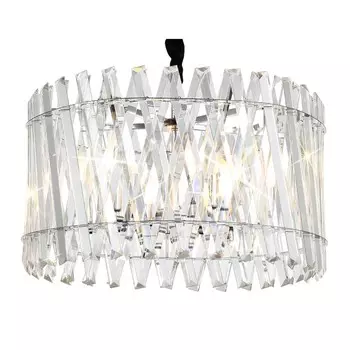 Люстра подвесная с хрусталём Ambrella light, Traditional, TR5062, E14, цвет хром