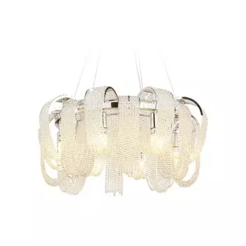 Люстра подвесная с хрусталём Ambrella light, Traditional, TR5377, E14, цвет хром
