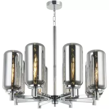 Люстра подвесная Stilfort Bauers 8xE27 40Вт, размер 80x80x71,5-150 см, цвет хром