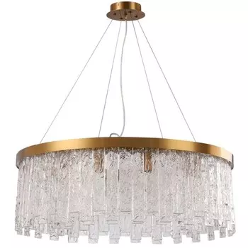 Люстра подвесная Stilfort Frostyle 12xE14 40Вт, размер 80x80x40-110 см, цвет бронза