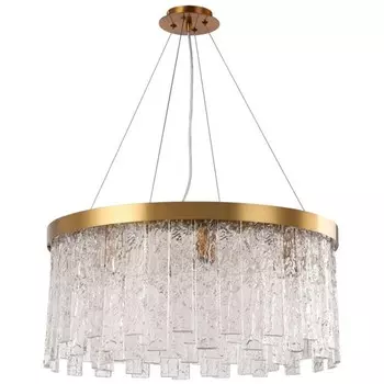 Люстра подвесная Stilfort Frostyle 8xE14 40Вт, размер 60x60x40-100 см, цвет бронза