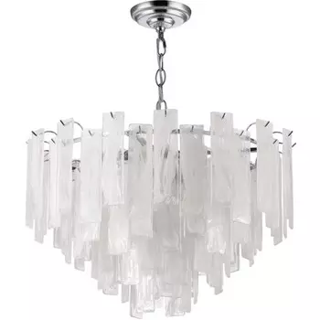 Люстра подвесная Stilfort Glowice 10xE14 40Вт, размер 60x60x60-100 см, цвет хром