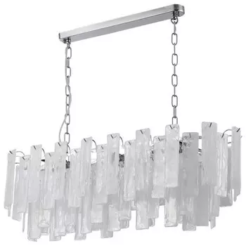 Люстра подвесная Stilfort Glowice 10xE14 40Вт, размер 90x30x50-80 см, цвет хром