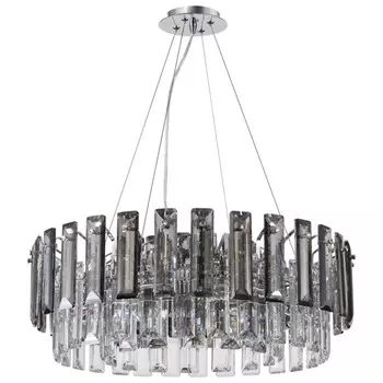 Люстра подвесная Stilfort Ton 8xE14 40Вт, размер 60x60x60-120 см, цвет хром