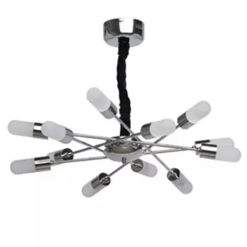 Люстра подвесная "Вега" 12x3W LED хром 60x60x122см