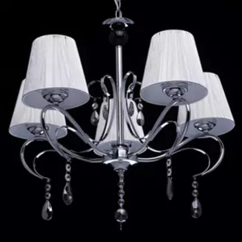 Люстра подвесная «Виталина», 5x60W E27, хром 58x58x86 см