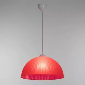 Светильник подвесной BayerLux «Волна», E27 15 Вт, красный, 404018 (+60) см