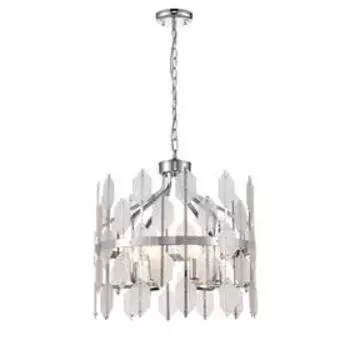 Люстра Polaris, 6x40Вт E14, цвет хром