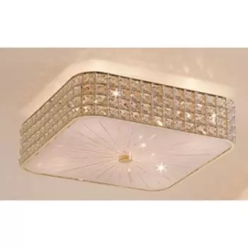 Люстра «Портал» 6x60W E14 золото 41x41x15 см