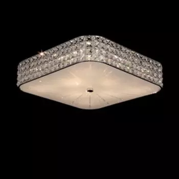 Люстра «Портал» 8x60W E14 хром 51x51x15 см