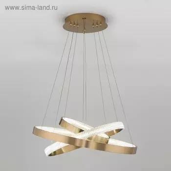 Люстра Posh, 80Вт LED, 3300-6500К, 4000лм, цвет медь