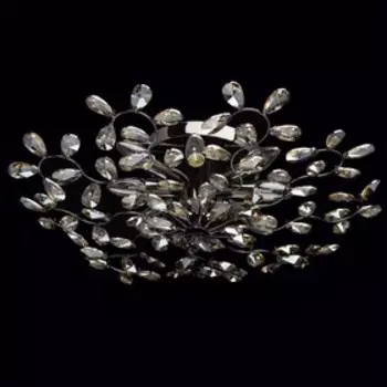 Люстра потолочная "Адриатика" 8x60W Е14 никель 66x66x21см