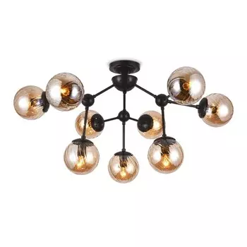 Люстра потолочная Ambrella light, Traditional, TR9018, 9хE14, цвет темный кофе