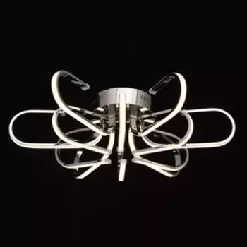 Люстра потолочная "Аурих" 54W LED хром 67x67x20см