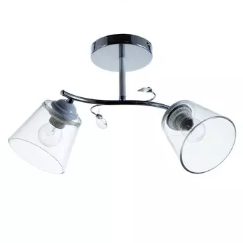 Люстра потолочная BayerLux «Аиша», 2хЕ27, 40 Вт, хром, 452627 см