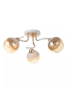 Люстра потолочная BayerLux «Анден», 3хЕ27, 40 Вт, бело-золотой, 515122 см