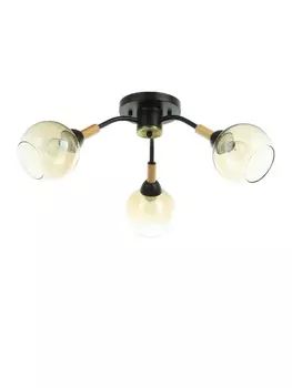 Люстра потолочная BayerLux «Гундер», 3хЕ27, 40 Вт, черный, 575725 см