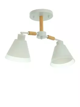 Люстра потолочная BayerLux «Вудли», 2хЕ27, 40 Вт, белый, 451629 см