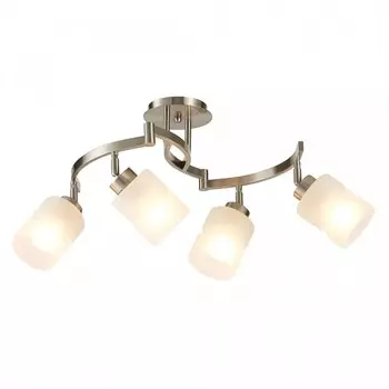 Люстра потолочная Citilux «Астро» CL125142, 74х74х37 см, 4х75Вт, E27, цвет серый