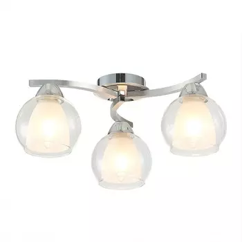Люстра потолочная Citilux «Кристи» CL152137, 44х44х19 см, 3х75Вт, E27, цвет серый