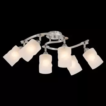 Люстра потолочная Citilux «Сиерра» CL119260, 52х38х18,5 см, 6х75Вт, E27, цвет серый