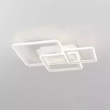 Люстра потолочная Citilux «Тринити» CL238230E, 65,5х51х11 см, 3х23.3Вт, LED, цвет белый