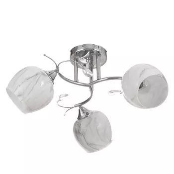 Люстра потолочная «Грейс», 3хE27 40 Вт, хром