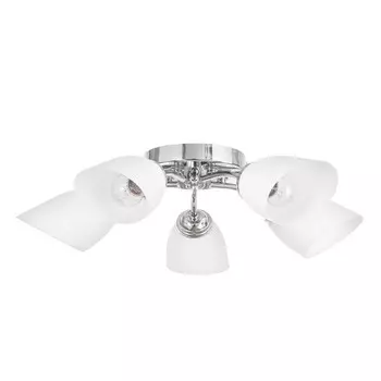 Люстра потолочная Кэтти 5х40Вт Е27 Хром 55x55x25 см