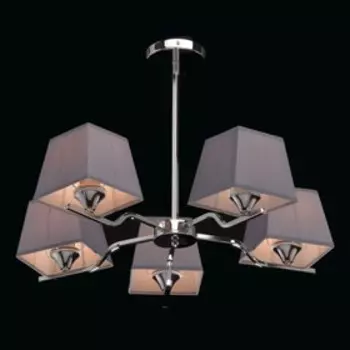 Люстра потолочная "Конрад" 5x60W E27 хром 60x60x40см