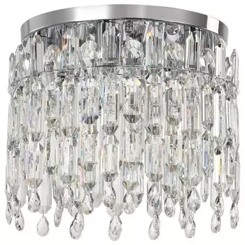 Люстра потолочная Legacy 6xE14 40Вт, размер 40x40x34 см, цвет хром