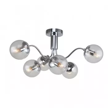 Люстра потолочная Lumion. Candice, 6х40Вт, E14, 300х650х650 мм, цвет хром