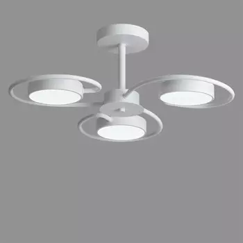 Люстра потолочная Lumion. Evin, 36Вт, Led, 210х530х530 мм, цвет белый