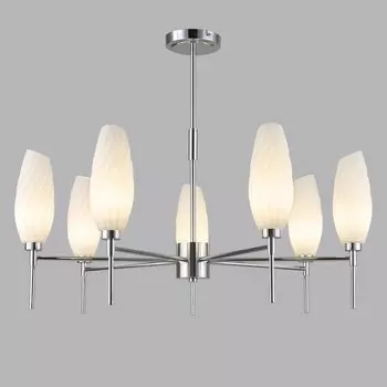 Люстра потолочная Lumion. Shivon, 7х40Вт, G9, 590х740х740 мм, цвет хром