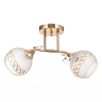 Люстра потолочная Мэй 2хE27 40Вт Золото